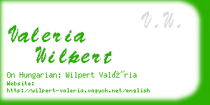valeria wilpert business card